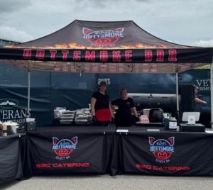 Event tent at catering for Veterans Stadium Quincy MA