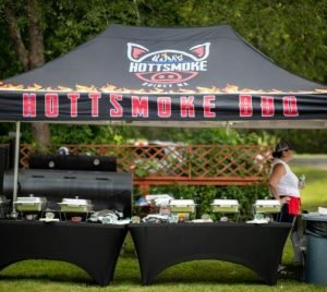 Event set up Hottsmoke BBQ Quincy MA