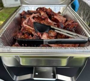 Wedding catering by Hottsmoke BBQ slow cooked ribs
