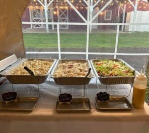 Corporate catering under a tent Hottsmoke BBQ South Shore Boston